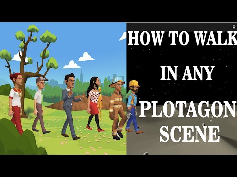 How to make plotagon characters to WALK in any scene 2023