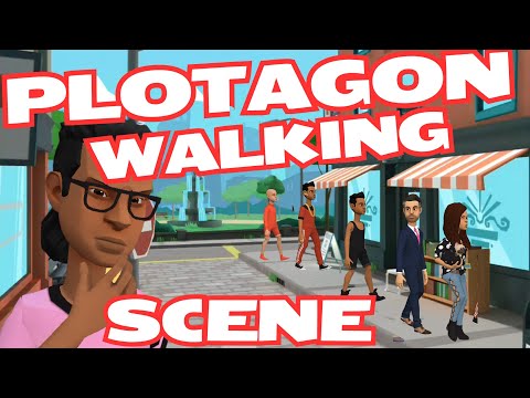 How to make Plotagon characters to WALK in any scene 2025