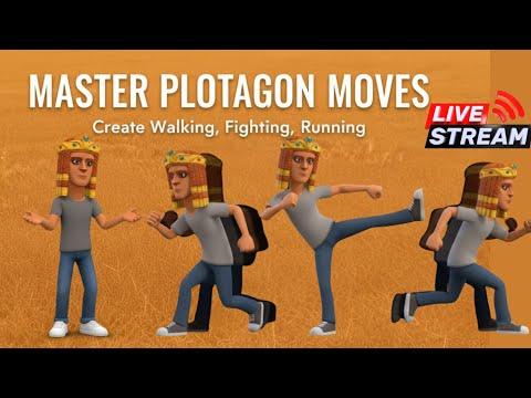 Plotagon Tutorial: How to walk, fight, run and lot more