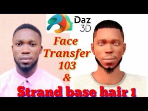 Face Transfer 103 & Strand Base Hair 1
