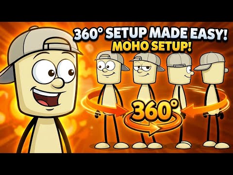 Setup Your 360 Stick Figure Character in Moho